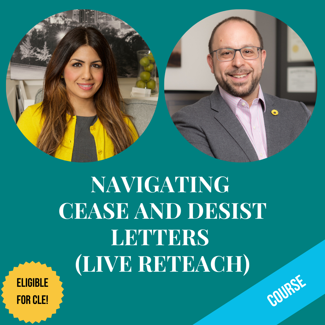 Navigating Cease and Desist Letters (Live Reteach)