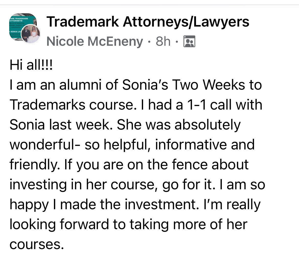 2 Weeks to Trademarks® (Boss of Myself)